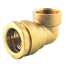 coude femelle laiton compression d25 femelle 3/4
