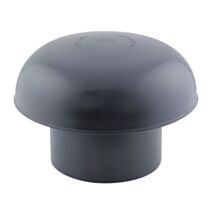 chapeau de ventilation ø 100 pvc gris ardoise - INTERPLAST