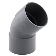 coude pvc 45° ff ø 50 nfe-nfme - INTERPLAST