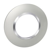 Plaque 1 poste deco aluminium dooxie - LEGRAND