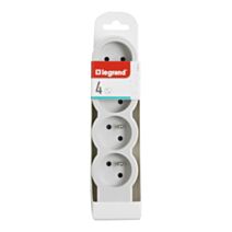 Multiprise 4x2P+T standard à câbler - LEGRAND