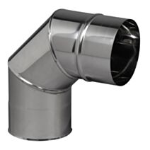 Coude 90° inox 3 parties ∅125mm - TEN