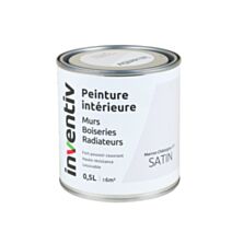 Peinture Murs Boiseries Radiateurs satin 0,5L marron chataigne 7 - INVENTIV