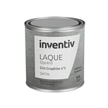 Peinture Laque Glycéro Gris graphite n°5 Satin 2L - INVENTIV
