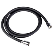 Flexible de douche noir mat PVC 1,5 m - INVENTIV