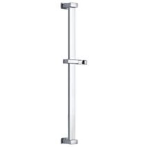 Barre de douche chromé inox Carre - INVENTIV