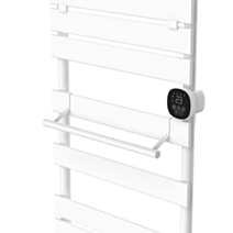 Barre pour radiateur sèche-serviette à barres plates Blanc