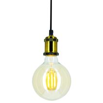 Ampoule led filament connectée G125 E27 470lm 5,5W variable - KOZII