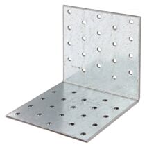 Équerre multi-trous 100x100x2,5mm Ø5mm 40 trous - ALBERTS