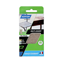 Feuille main multi g80 70 x 125  x 12 mm - NORTON